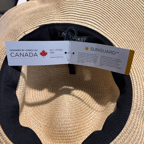 PARKHURST 100% Paper Sandguard in Sand Mix Colour Wide-Brim Hat NEW WITH TAG - Picture 7 of 11